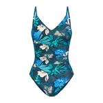 Triumph Summer Fleur Owp Maillot De Bain Une Pièce, Multicolore (Turquoise-Combinaison Foncée), 38 Femmes