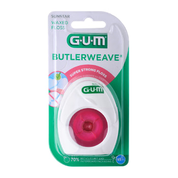 GUM Οδοντικό Νήμα 1155 Butlerweave Floss - Waxed 55m