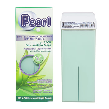 Pearl Aloe Roll-On Candle for Sensitive Skin