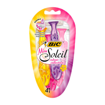 BIC Γυναικεία Ξυραφάκια μιας Χρήσης Miss Soleil Colour Collection