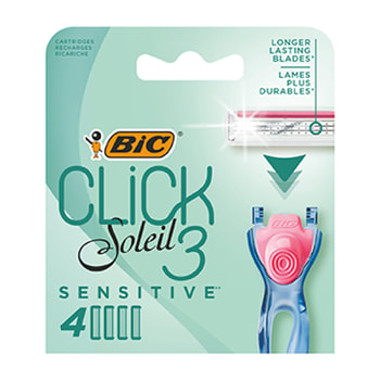 BIC Ανταλλακτικά Ξυραφάκια Soleil Click 3 Sensitive