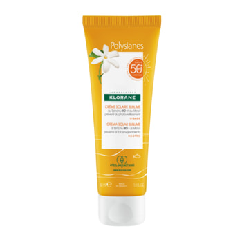 Klorane Αντηλιακή Κρέμα Προσώπου SPF50+ με Βιολογικό Tamanu & Monoi