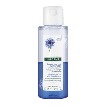 Klorane Bleuet Two-Phase Water for Waterproof Makeup Removal with Blue Cornflower