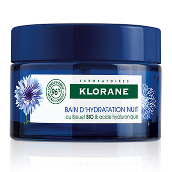 Klorane Bleuet Night Cream with Plant-Based Hyaluronic Acid