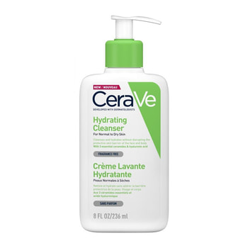 Cerave Hydrating Non-Foaming Cleansing Cream for Face & Body with Hyaluronic Acid, Ceramides & Glycerin – 236 ml