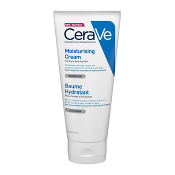 Cerave Ενυδατική Κρέμα Προσώπου & Σώματος με Ceramides & Υαλουρονικό Οξύ – 177 ml