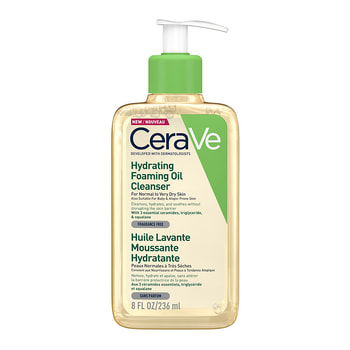 Cerave Απαλό Λάδι Καθαρισμού που Αφρίζει