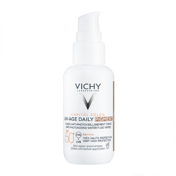 Vichy Capital Soleil UV-Age Αντηλιακό Προσώπου κατά της Φωτογήρανσης με Medium Χρώμα SPF50+