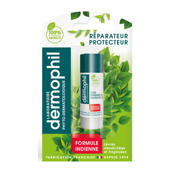 Dermophil Stick Reparateur Protecteur Formule Indienne 100% Natural Lipstick