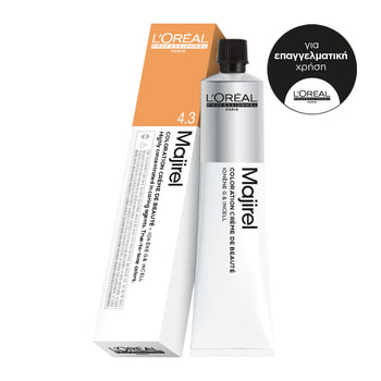 Majirel L'oreal Professionnel Majirel Μόνιμη Βαφή 4.3 Καστανό Ντορέ