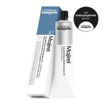 Majirel L'oreal Professionnel Majirel Μόνιμη Βαφή 8.1 Ξανθό Ανοιχτό Σαντρέ