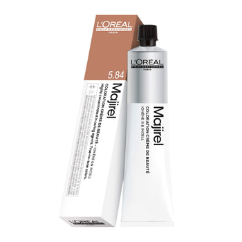 Majirel L'oreal Professionnel Majirel Μόνιμη Βαφή 5.84 Καστανό Ανοιχτό Μόκα Χάλκινο
