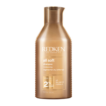Redken All Soft Σαμπουάν Απαλότητας & Λάμψης για Αφυδατωμένα Μαλλιά – 300 ml
