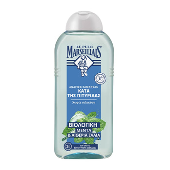 LE Petit Marseillais Ανδρικό Σαμπουάν Με Βιολογική Μέντα & Αιθέρια Έλαια