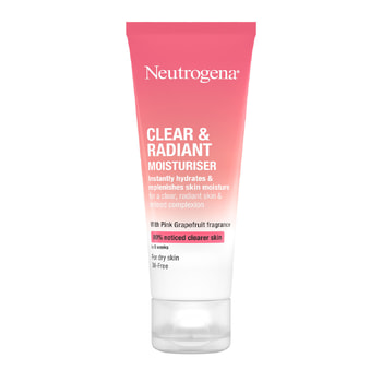 Neutrogena Clear & Radiant Ενυδατική Κρέμα Προσώπου Pink Grapefruit