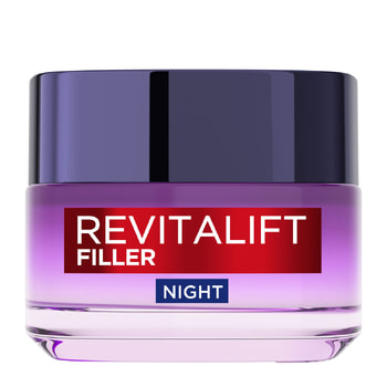 L'Oréal Paris Revitalift Filler Night Firming Cream with Hyaluronic Acid