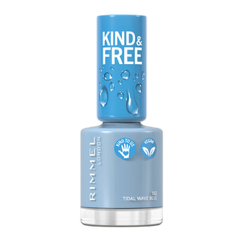 Rimmel Kind & Free Nail Polish – 152 Tidal Wave Blue 8 ml