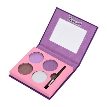 Hello Kitty Kuromi Eyeshadow Palette 4 Colors With Brush & Mirror