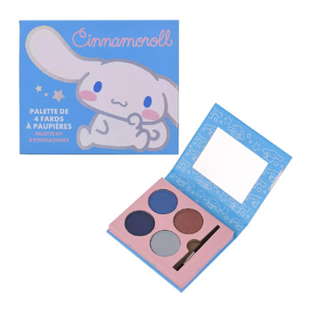 Hello Kitty Kuromi Eyeshadow Palette 4 Colors With Brush & Mirror – Cinnamoroll 5 gr