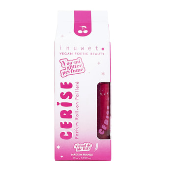 Inuwet Roll On Perfume Glitter Fragrance Cherry
