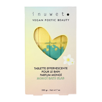 Inuwet Chocolate Shape Bath Salts with Monoi Fragrance