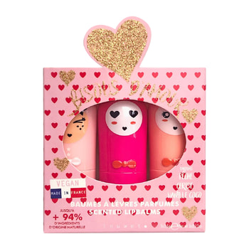 Inuwet Kiss Σετ Lip Balm Για Ενυδάτωση Χειλιών – 3 pcs