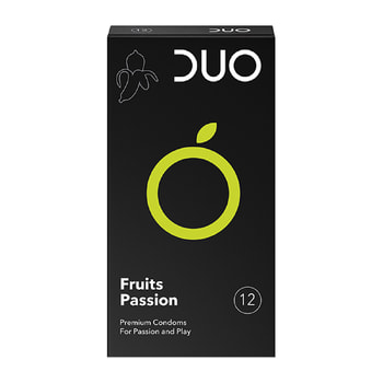 Duo Condoms/Προφυλακτικά Fruits Passion 12pcs
