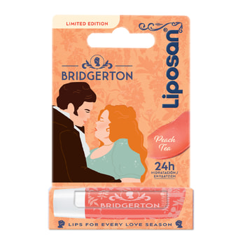 Liposan Bridgerton Βάλσαμο Χειλιών Τσαί Ροδάκινου Limited Edition