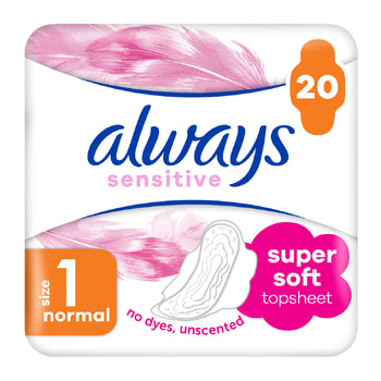 ALWAYS Ultra Sensitive Normal Σερβιέτες με Φτερά