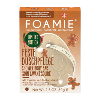 Foamie Gingerbread Cookie Shower Bar Gel for Nourishment
