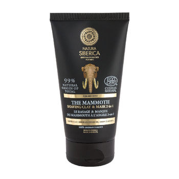 Natura Siberica Men Shaving Κρεμώδης Αφρός Ξυρίσματος & Μάσκα 2 σε 1