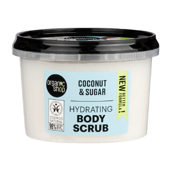 Organic Shop HYDRATING BODY SCRUB COCONUT & SUGAR 250 ML