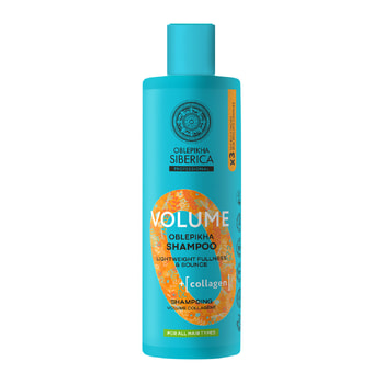 Natura Siberica Oblepikha Ο Professional Σαμπουάν Ενίσχυσης Όγκου Με 3X Ιπποφαές & Κολλαγόνο Για Όλους Τους Τύπους Μαλλιών