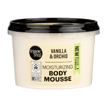 ORGANIC SHOP MOISTIZING BODY MOUSSE VANILLA & ORCHID 250ML
