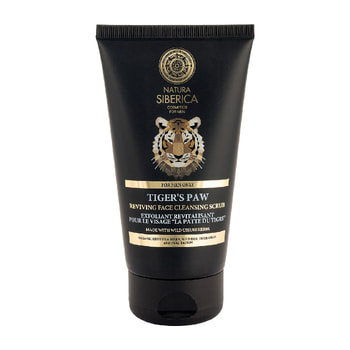 Natura Siberica Ανδρικό Αναζωογονητικό Καθαριστικό Scrub Προσώπου Tiger’s Paw