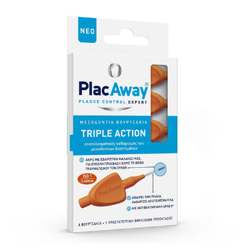 Plac Away Triple Action Interdental Brushes 0.45mm