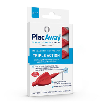 Plac Away Triple Action Interdental Brushes 0.5mm