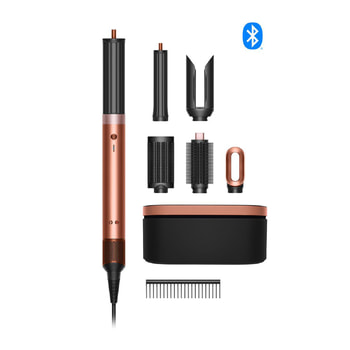 Dyson HS09 Airwrap Co-anda2x Straight+Wavy Amber Silk Gift Pack Multi-Styler