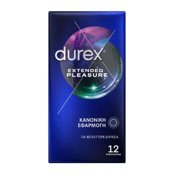 Durex Προφυλακτικά Με Επιβραδυντικό Τζελ Extended Pleasure