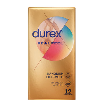 Durex Προφυλακτικά Πολύ Λεπτά Χωρίς Λάτεξ Real Feel