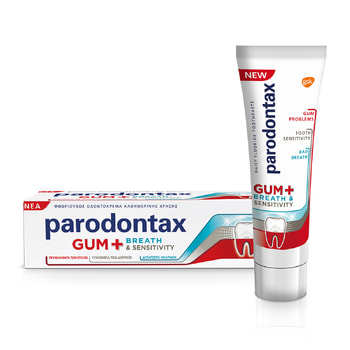 Parodontax Gum, Breath & Sensitivity Whitening Οδοντόκρεμα