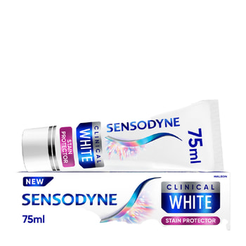 Sensodyne Clinical White Toothpaste for 2 Tones Whiter Teeth & 24h Sensitivity Protection