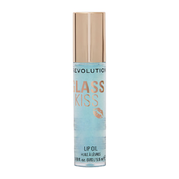 Revolution Glass Kiss Roller Ball Lip Oil Mermaid Blue Shimmer