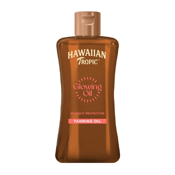 Hawaiian Tropic Glowing Tanning Oil SPF0