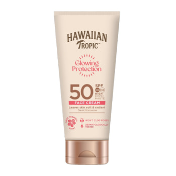 Hawaiian Tropic Glowing Protection Face Sunscreen Cream SPF50 for Glow