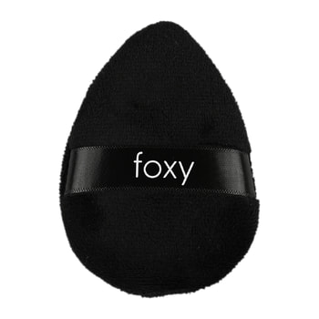 Foxy Βελουτέ Απαλό Σφουγγάρι Πούδρας Οβάλ Black