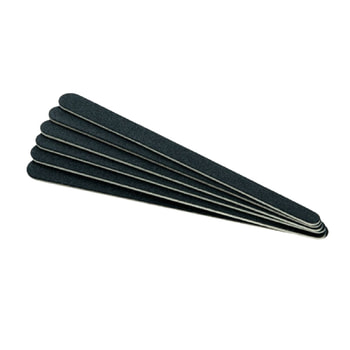 Foxy Set of 6 Black Paper Nail Files 150/220