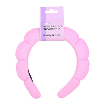 Beauty Trends Hair Clip for Make-up & Skincare Pink