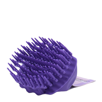 Beauty Trends Silicone Scalp Brush Purple Oval
