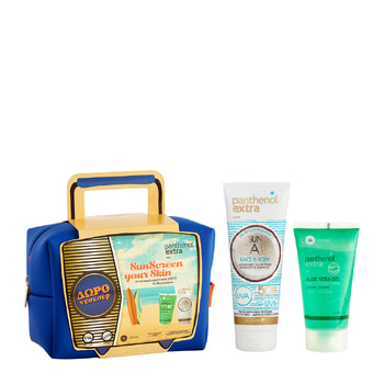 Panthenol Extra Gift Set Sun Care Face & Body Milk SPF30 & Aloe Vera Gel